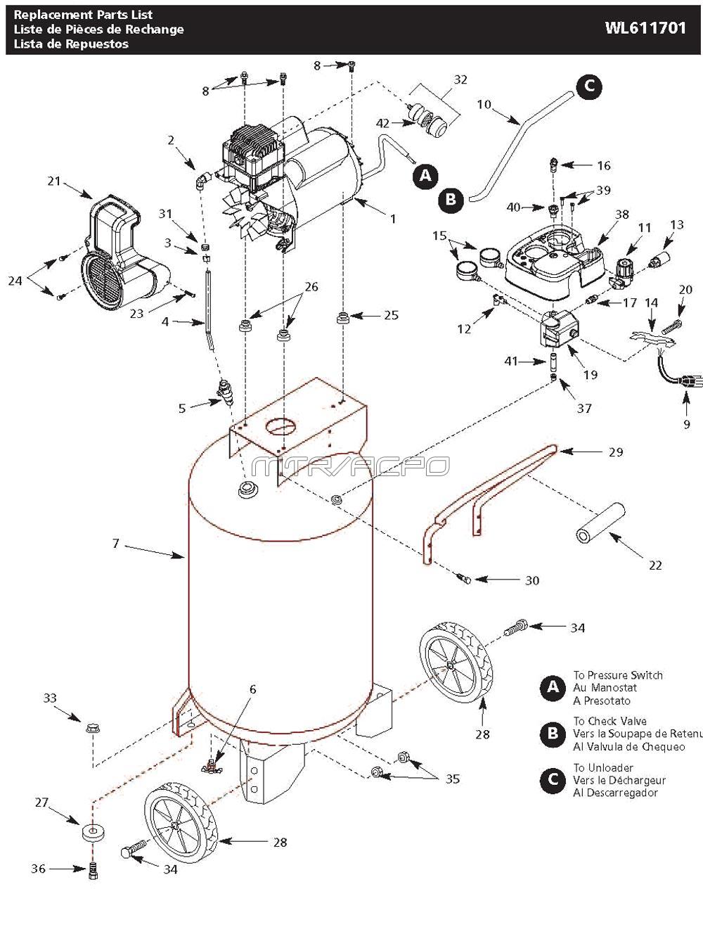 Campbell hausfeld portable air compressor manual